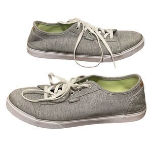 Vans Women’s Ortholite Low Skate Athletic Shoes Sneakers Grey White Size 8